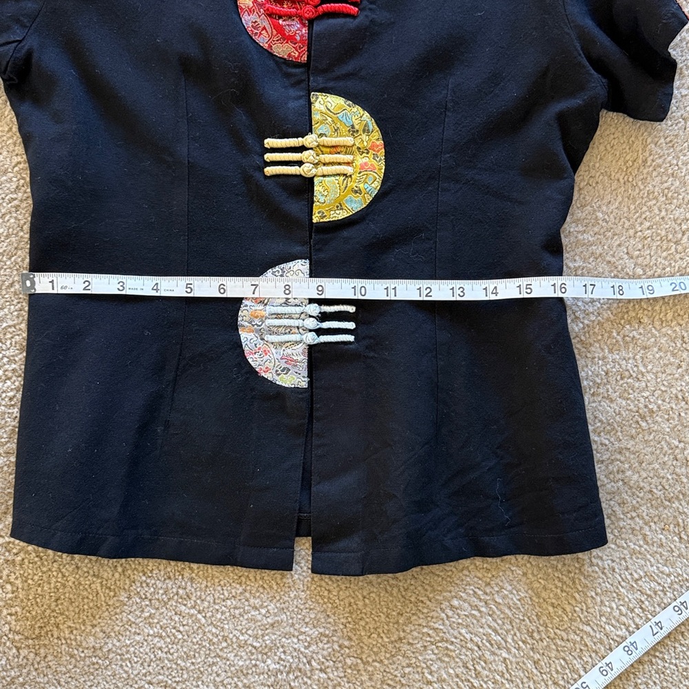 Asian-inspired Black Top - Picture 5 of 5